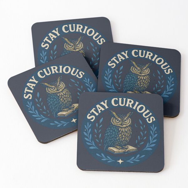 Item preview, Mystic Owl Stay Curious Art designed and sold by Shoot-The-Moon.