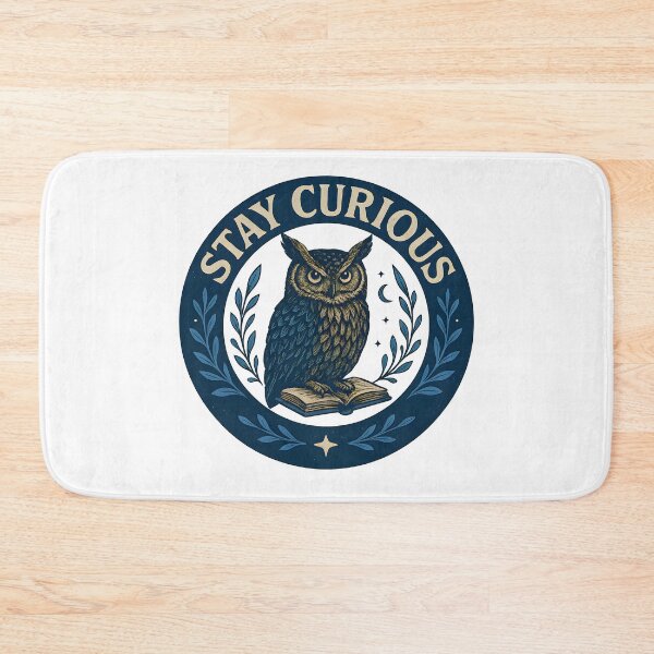 Item preview, Mystic Owl Stay Curious Art designed and sold by Shoot-The-Moon.