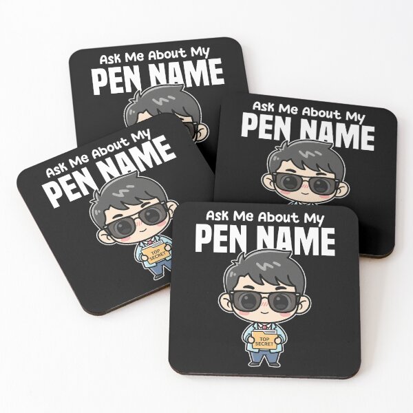 Item preview, ASK ME ABOUT MY PEN NAME - WRITER/AUTHOR GIFT designed and sold by KEF Custom.