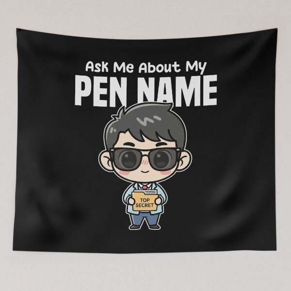 Item preview, ASK ME ABOUT MY PEN NAME - WRITER/AUTHOR GIFT designed and sold by KEF Custom.