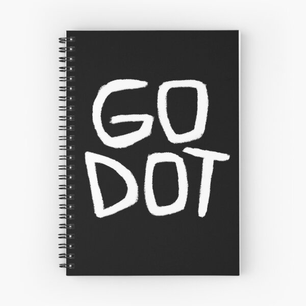 Item preview, Go Dot, Samuel Beckett, Godot designed and sold by badlydrawnbabe.