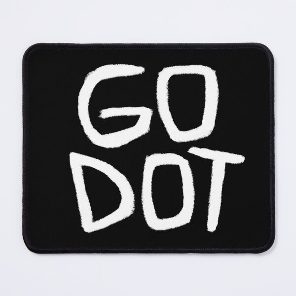 Item preview, Go Dot, Samuel Beckett, Godot designed and sold by badlydrawnbabe.