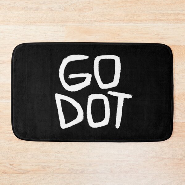 Item preview, Go Dot, Samuel Beckett, Godot designed and sold by badlydrawnbabe.