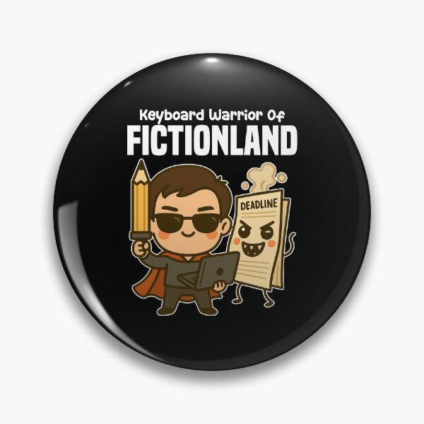 Item preview, KEYBOARD WARRIOR OF FICTIONLAND - WRITER/AUTHOR GIFT designed and sold by KEF Custom.