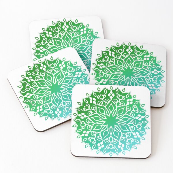 Item preview, Blue Green Gradient Mandala designed and sold by LokisCraft.