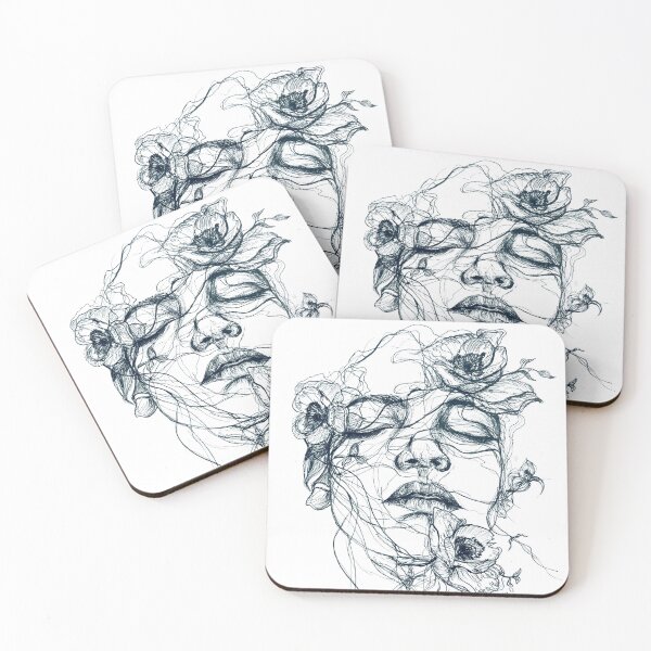 Item preview, Portrait in line designed and sold by VikaArt.