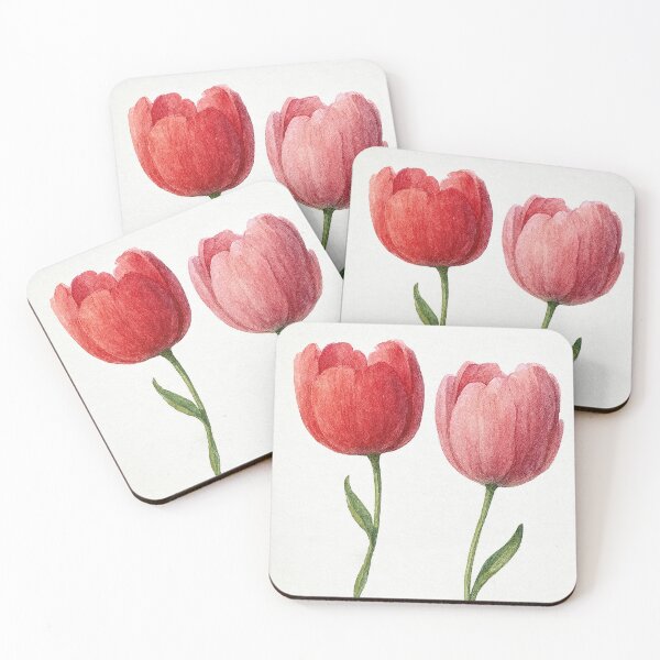 Item preview, Realistic Touch to Watercolor Tulips - Botanical Art designed and sold by Pacika.