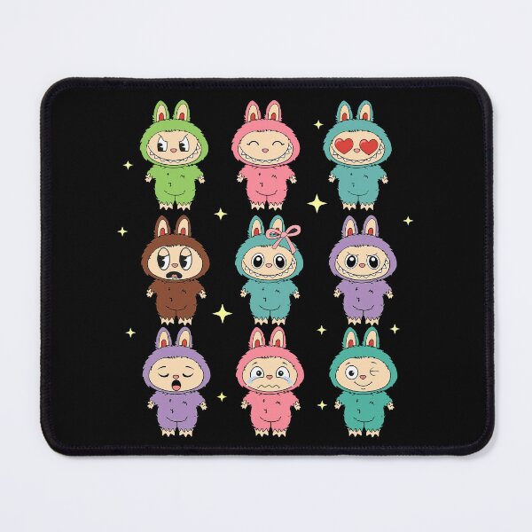 Item preview, Labubu Cute Cartoon Dolls Anime Chibi Style designed and sold by AishaOneLove.