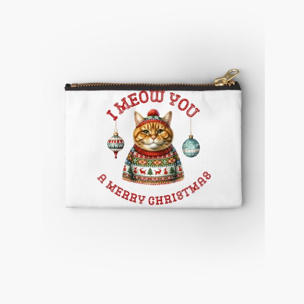 Item preview, I meow You a Merry Christmas designed and sold by NineRudolph.