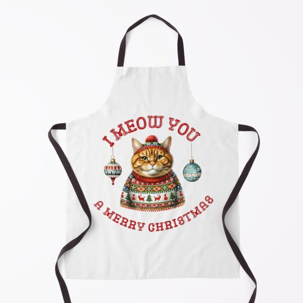 Item preview, I meow You a Merry Christmas designed and sold by NineRudolph.