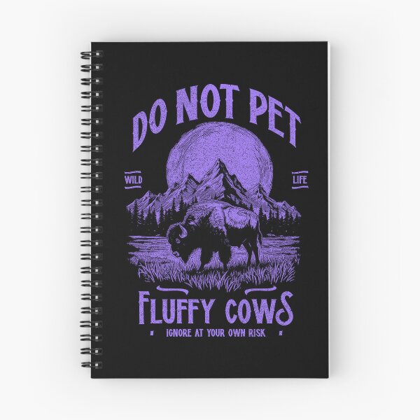 Item preview, Vintage Buffalo Do Not Pet Fluffy Cows Funny Bison designed and sold by JRRTs.