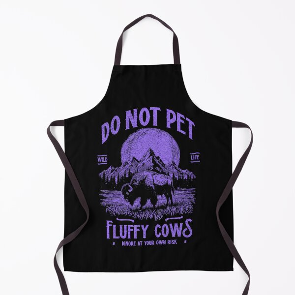 Item preview, Vintage Buffalo Do Not Pet Fluffy Cows Funny Bison designed and sold by JRRTs.