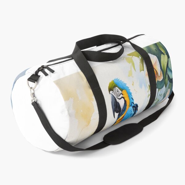 Item preview, Dreamy Macaw Watercolor in Tranquil Paradise designed and sold by Max Store.