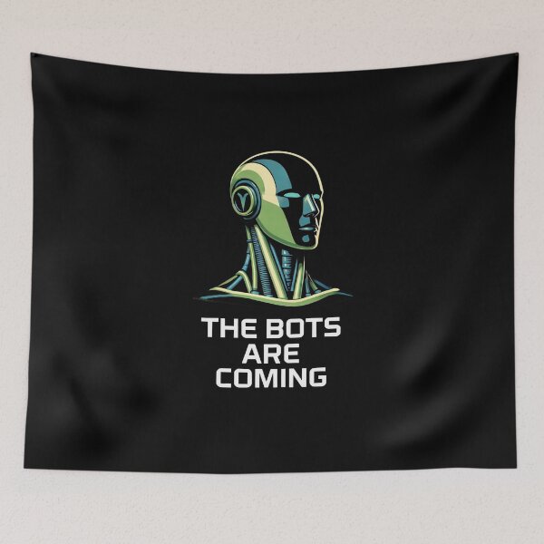 Item preview, Tesla bot designed and sold by TEEJAMBOREE.