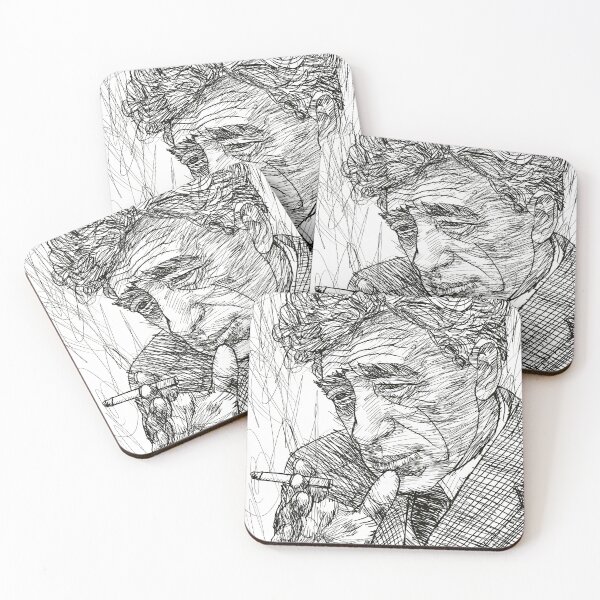 Item preview, ALBERTO GIACOMETTI ink portrait designed and sold by lautir.