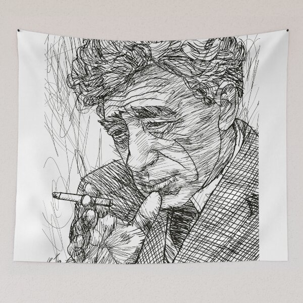 Item preview, ALBERTO GIACOMETTI ink portrait designed and sold by lautir.