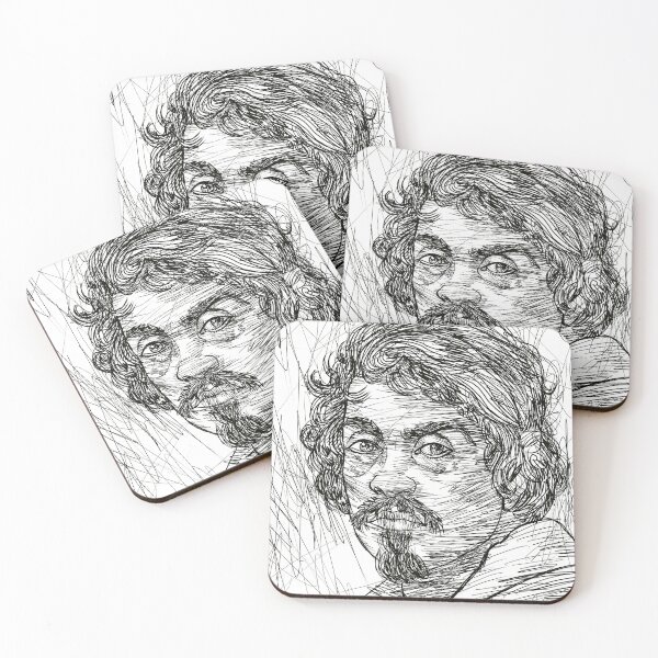 Item preview, CARAVAGGIO ink portrait .2 designed and sold by lautir.