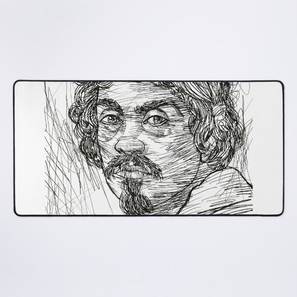 Item preview, CARAVAGGIO ink portrait .2 designed and sold by lautir.