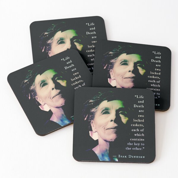 Item preview, Isak Dinesen quote: Life and Death are two locked caskets, each of which contains the key to the other. designed and sold by artbleed.