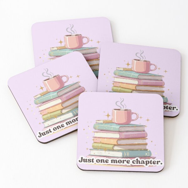 Item preview, Just One More Chapter – Cozy Pastel Book Stack Illustration for Readers & Book Lovers designed and sold by VirtualPalette.