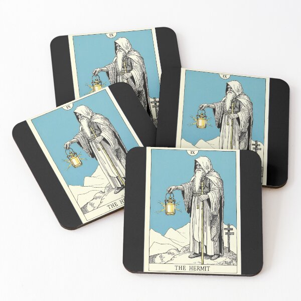 Item preview, The Hermit Tarot Illustration designed and sold by FabcoDesign.