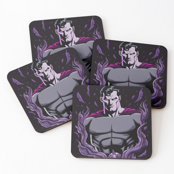 Item preview, Purple Power – Dark Hero Comic Art with Violet Flame Aura designed and sold by Field-23.