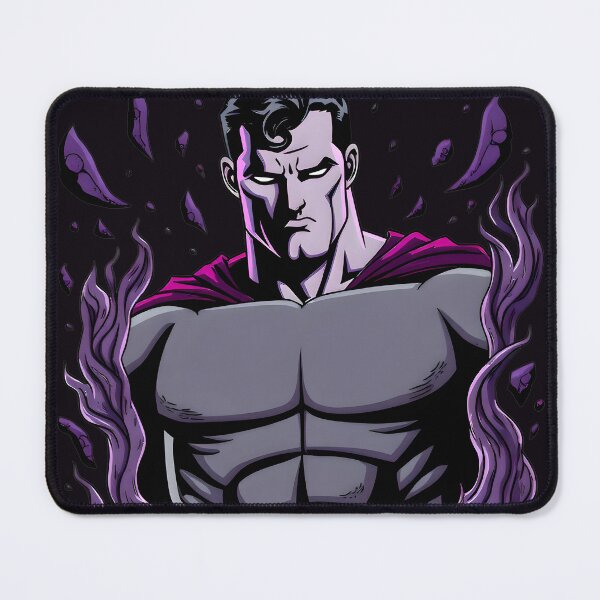 Item preview, Purple Power – Dark Hero Comic Art with Violet Flame Aura designed and sold by Field-23.