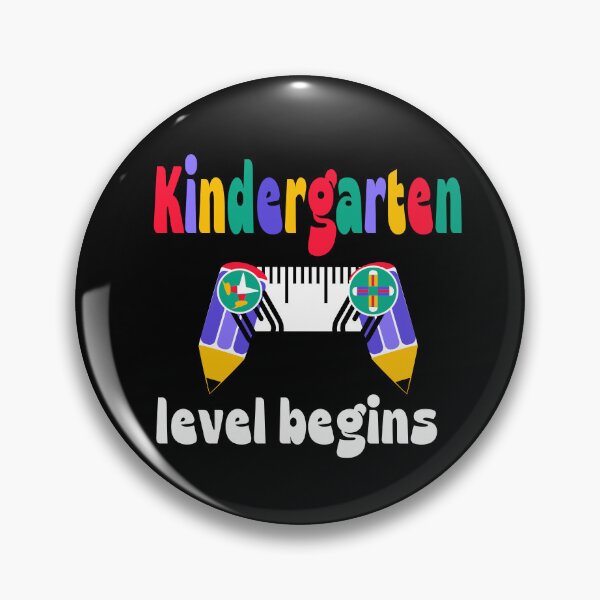 Item preview, Kindergarten Level Begins First Day Of Kindergarten Gaming designed and sold by Colorfulman.