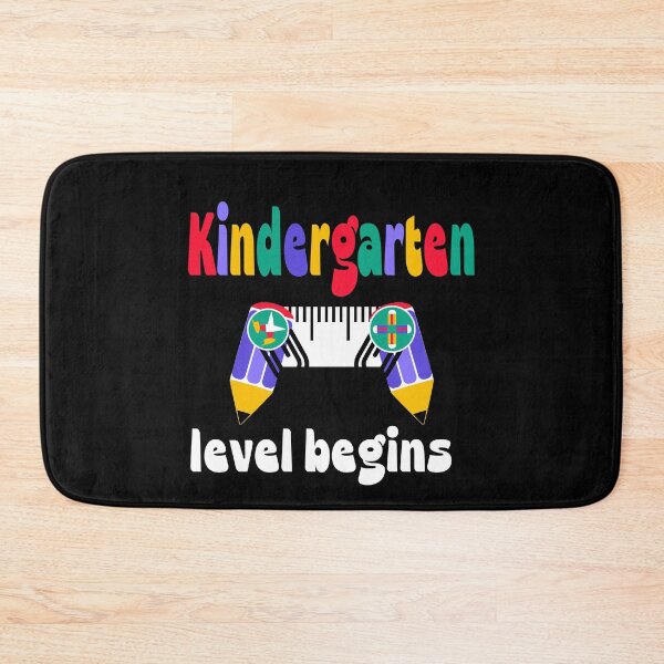 Item preview, Kindergarten Level Begins First Day Of Kindergarten Gaming designed and sold by Colorfulman.