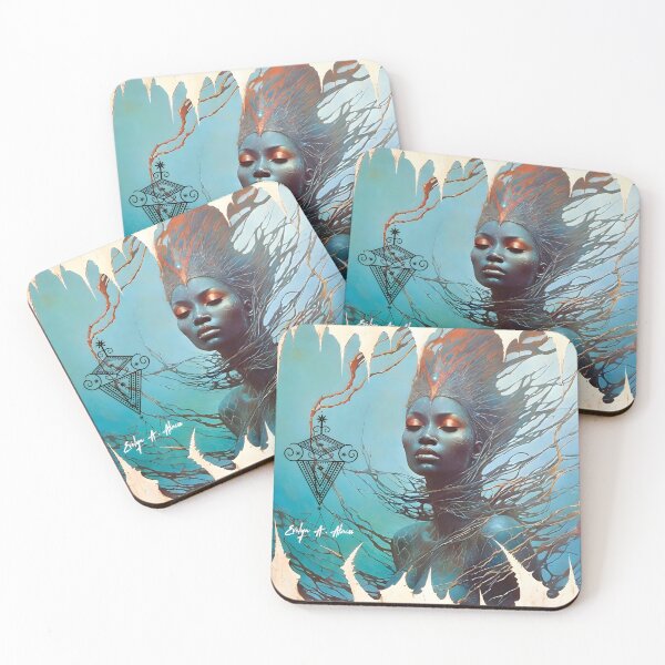 Item preview, La Sirene, La Siren, Loa, Lwa, Haitian Vodou, Voodoo designed and sold by StregaEvelyn.