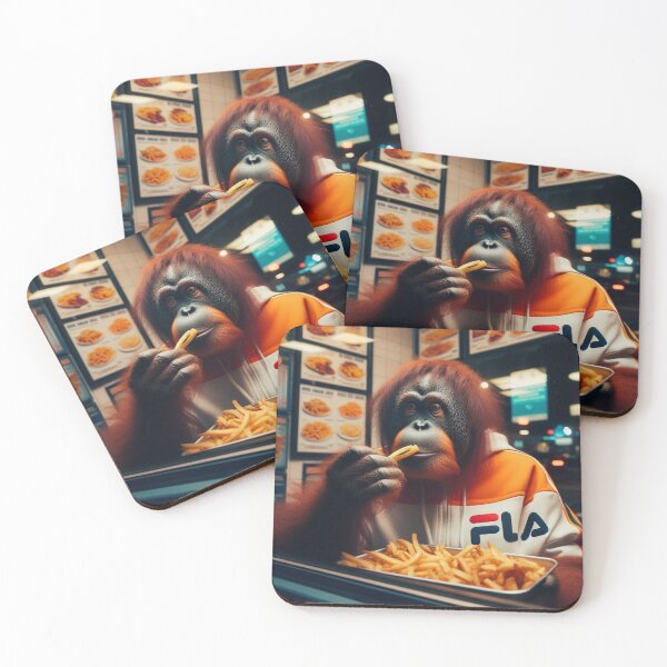 Item preview, Fast & Curious: Fry-Day with an Ape-tite for Style designed and sold by Print Fiction.