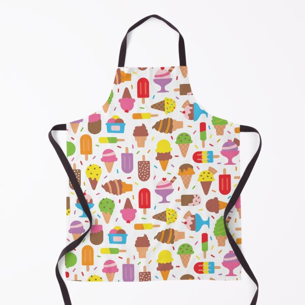 Item preview, Colorful Ice Cream and Ice Pop Pattern designed and sold by rustydoodle.