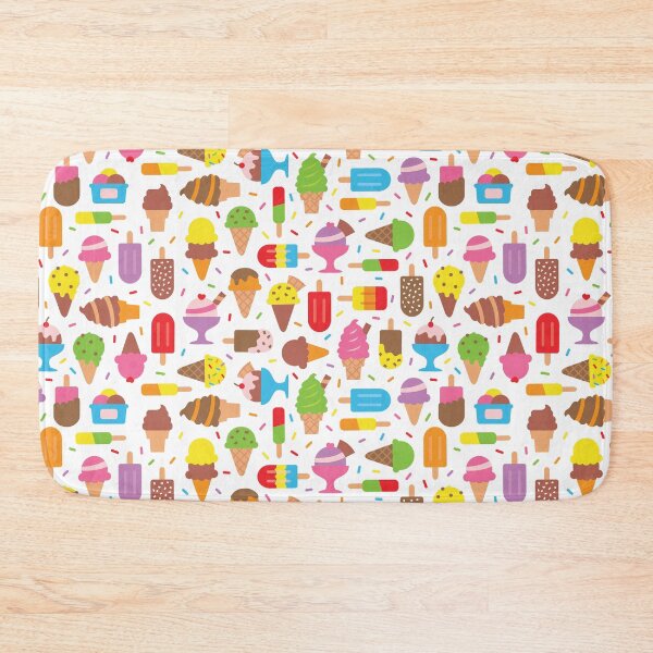 Item preview, Colorful Ice Cream and Ice Pop Pattern designed and sold by rustydoodle.