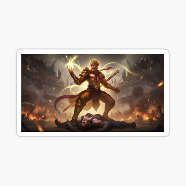 Item preview, Monkey King – Legendary Hero Art | Dota 2 Gamer Decor Print designed and sold by Dota2Dot..