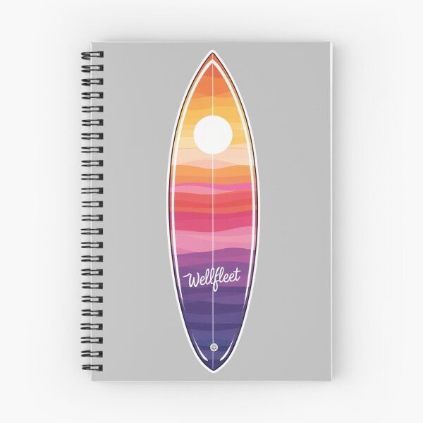 Item preview, Wellfleet Beach Sunset Surfboard designed and sold by Wearable Prints.