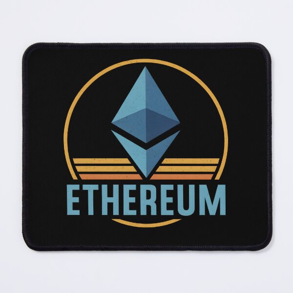 Item preview, Retro Ethereum Logo with Vaporwave Vibe designed and sold by Vibeware.