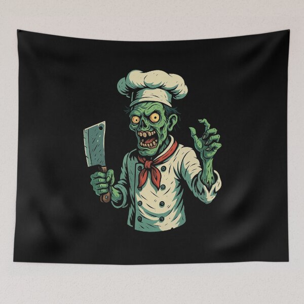 Item preview, Grim Kitchen Hero: The Undead Chef You Can Relate To designed and sold by Vibeware.