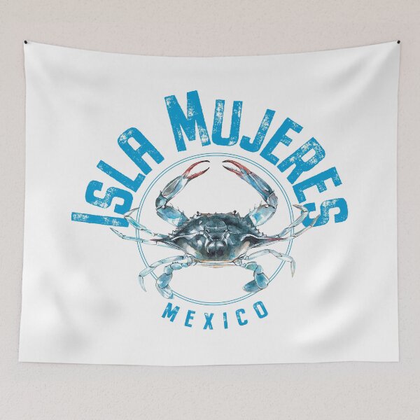 Item preview, Isla Mujeres Mexico Crab Design designed and sold by Futurebeachbum.
