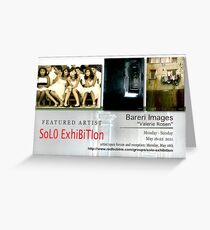 Bareri Images, Valerie Rosen, Solo Exhibition Banner Greeting Card