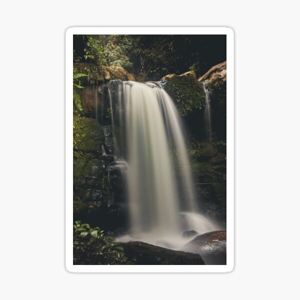 Item preview, Serene Forest Waterfall - Tranquil Nature Photography. designed and sold by Kopii Art.