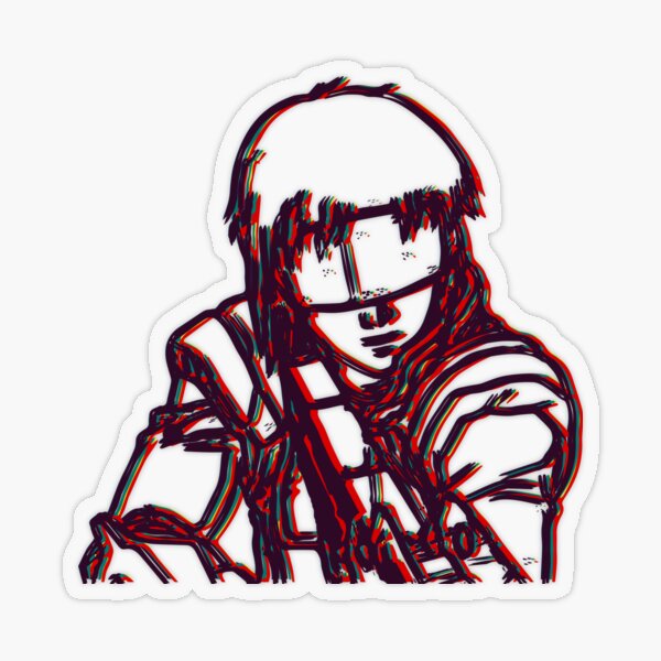 Kusanagi-Ghost In The Shell Transparent Sticker