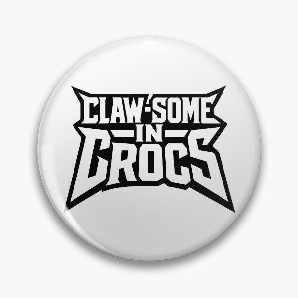 Item preview, Claw-some in Crocs | Funny Cat Crocs Sticker designed and sold by QuirkyCritterCo.