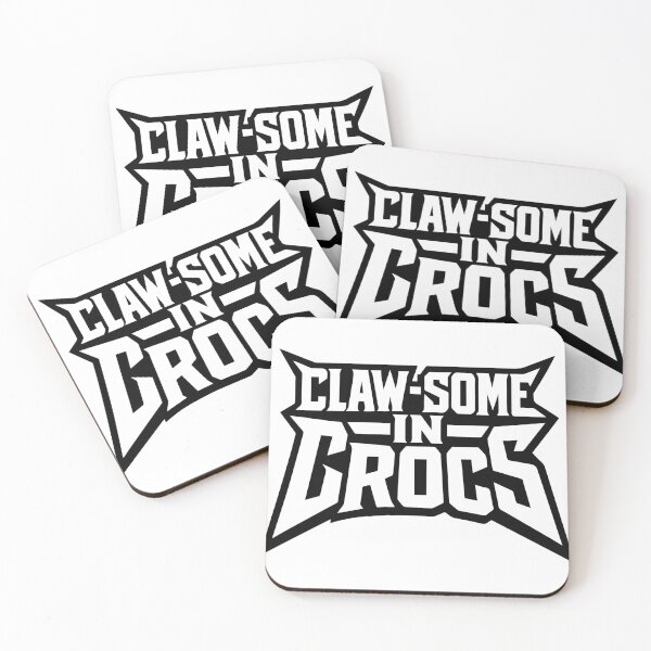 Item preview, Claw-some in Crocs | Funny Cat Crocs Sticker designed and sold by QuirkyCritterCo.