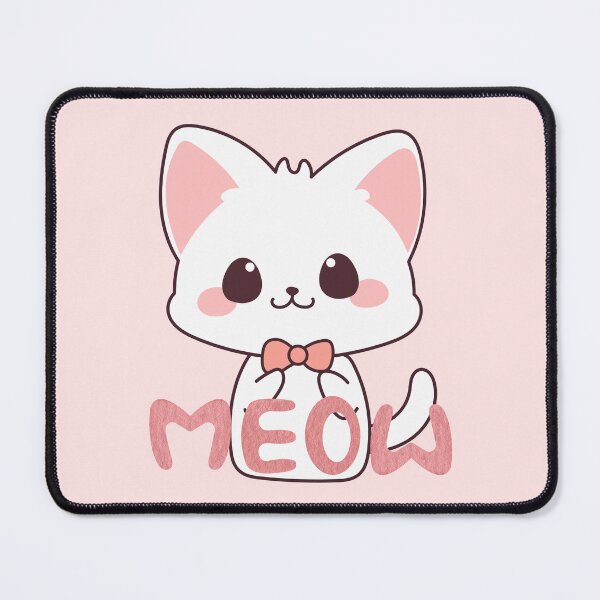 Item preview, Cuddly Kawaii Cat – Hugging Meow with Sweet Eyes | The Design By Gao designed and sold by thedesignbygao.