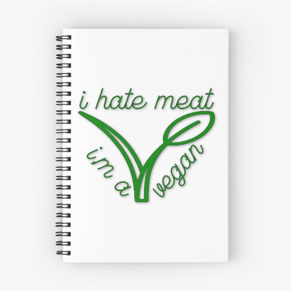 Item preview, I Hate Meat, I’m a Vegan – Vegan & Plant-Based Lifestyle Design – Animal Lover Gift designed and sold by sednalafandy79.