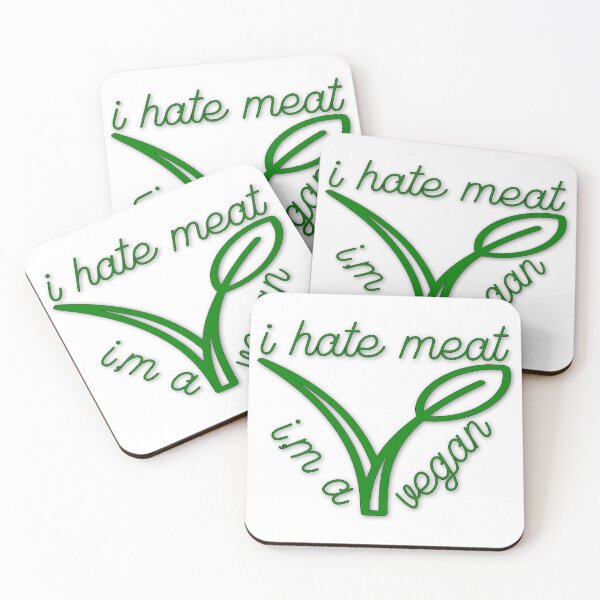 Item preview, I Hate Meat, I’m a Vegan – Vegan & Plant-Based Lifestyle Design – Animal Lover Gift designed and sold by sednalafandy79.