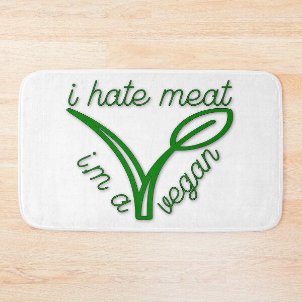 Item preview, I Hate Meat, I’m a Vegan – Vegan & Plant-Based Lifestyle Design – Animal Lover Gift designed and sold by sednalafandy79.