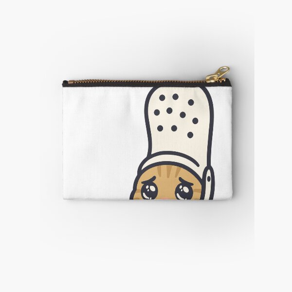Item preview, Sad Crocat Helmet | Cute Crying Cat Sticker designed and sold by QuirkyCritterCo.