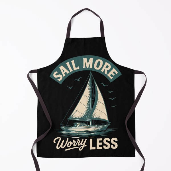 Item preview, vintage design Sail More Worry Less Captain Boat designed and sold by LuminOrb.