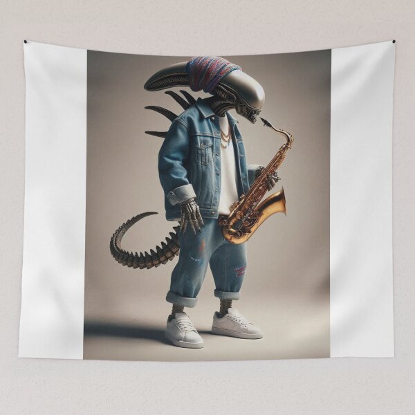 Item preview, Saxenomorph: Jazz from the Outer Space" designed and sold by Print Fiction.